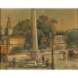 ALFONSO AMORELLI (1898/1969) "Piazza del popolo"