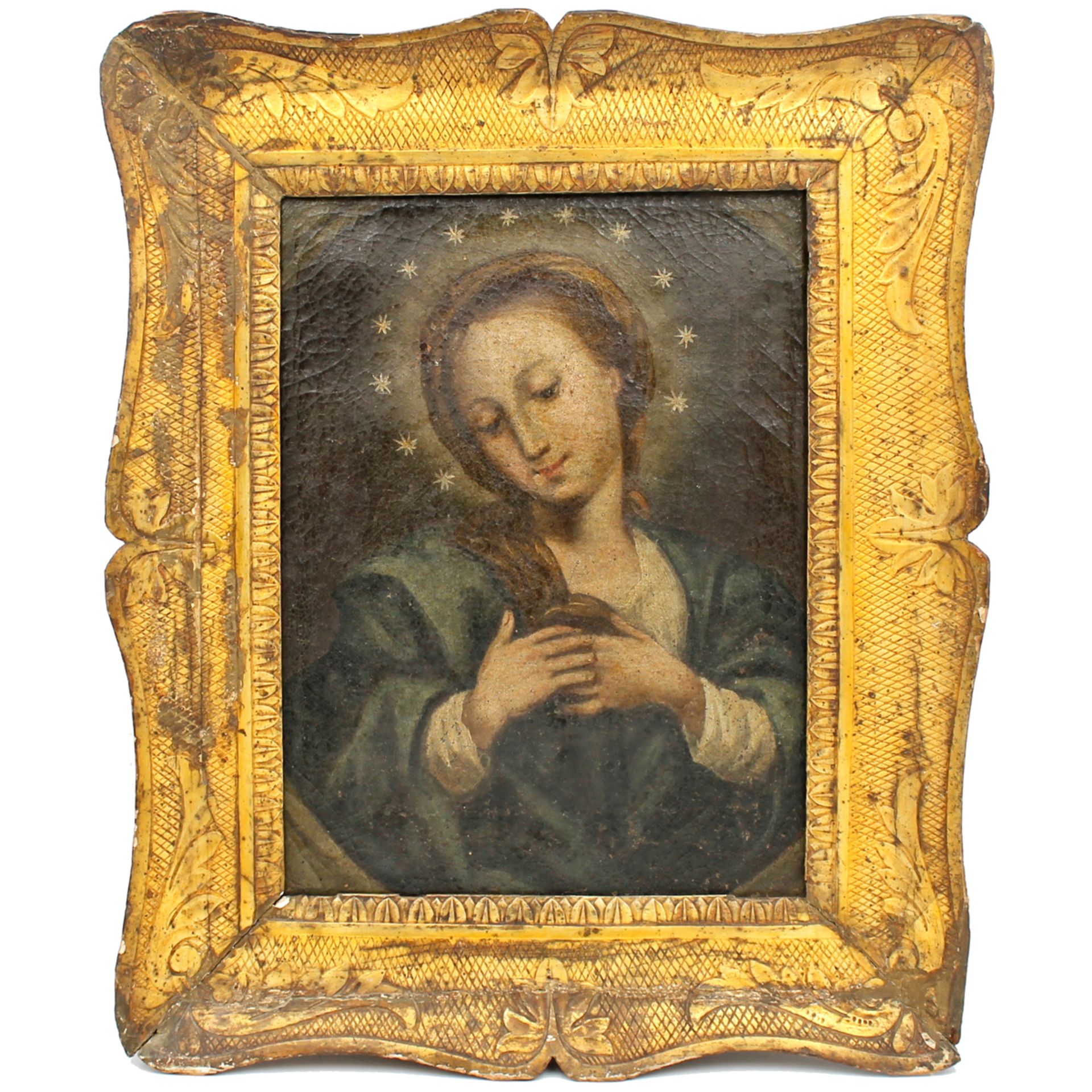 SCUOLA SICILIANA DEL SECOLO XVIII "La Madonna" - SICILIAN SCHOOL OF THE XVIII CENTURY "La Madonna"