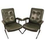 COPPIA POLTRONE RECLINABILI - PAIR OF RECLINING ARMCHAIRS