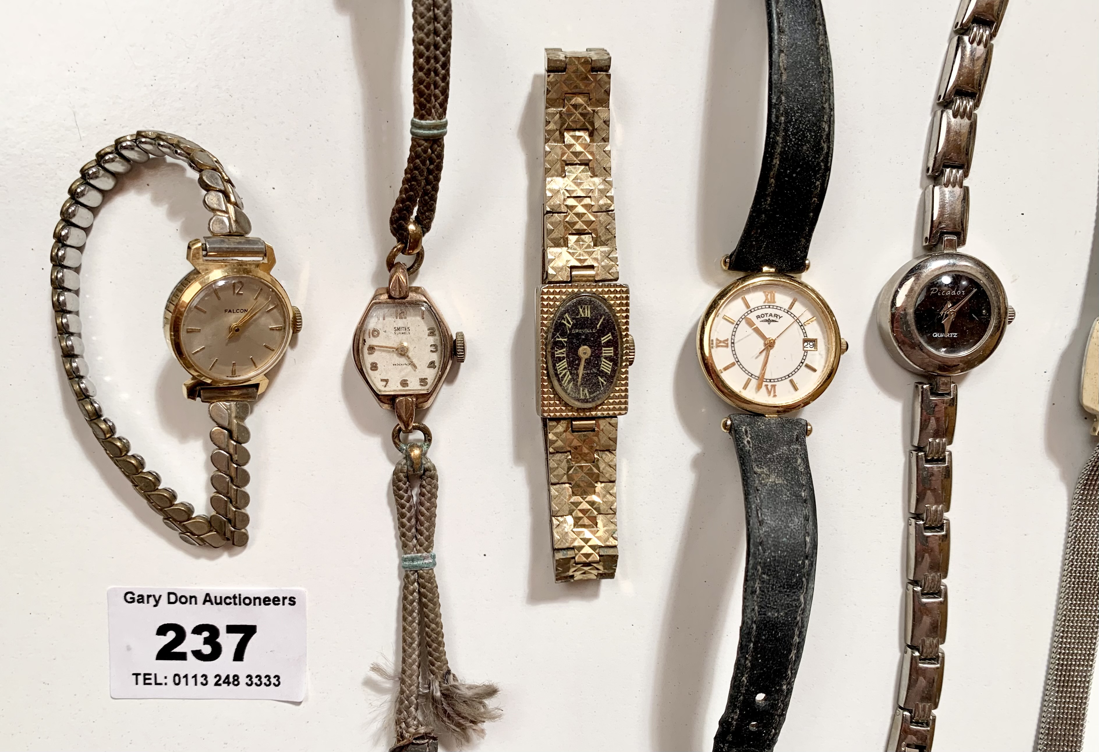 8 mixed ladies watches, untested. - Image 3 of 4