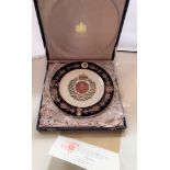 Boxed Spode regimental collectors’ plate – “The Royal Welch Fusiliers”. Number 310/500. 10.5” (27cm)