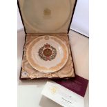 Boxed Spode regimental collectors’ plate – “The Cheshire Regiment”. Number 195/500. 10.5” (27cm)