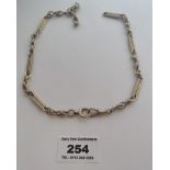 9k gold watch chain, w: 32.5 gms., length 15” (38cm)