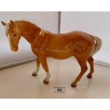 Palomino Beswick horse. No damage