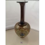 Royal Doulton bulbous vase 16” (41cm) high x 7” (18cm) wide. Good condition