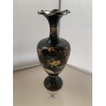 Carlton Cloisonne Ware vase, 11” (28cm) high. Few light scratches but no damage or missing pieces