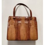 Crocodile handbag 11” (28cm) x 9” (23cm)