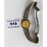 Omega De Ville ladies watch on metal bracelet