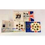 1989 UK Brilliant Uncirculated Coin Collection and 1992 UK Brilliant Uncirculated Coin Collection