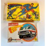 Superman game and Scalecraft Police Range Rover motorised kit