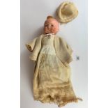Armand Marseille, Germany no.341/4 doll with bisque head. Broken piece on back of head, fingers on