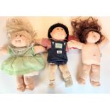 3 Cabbage Patch dolls