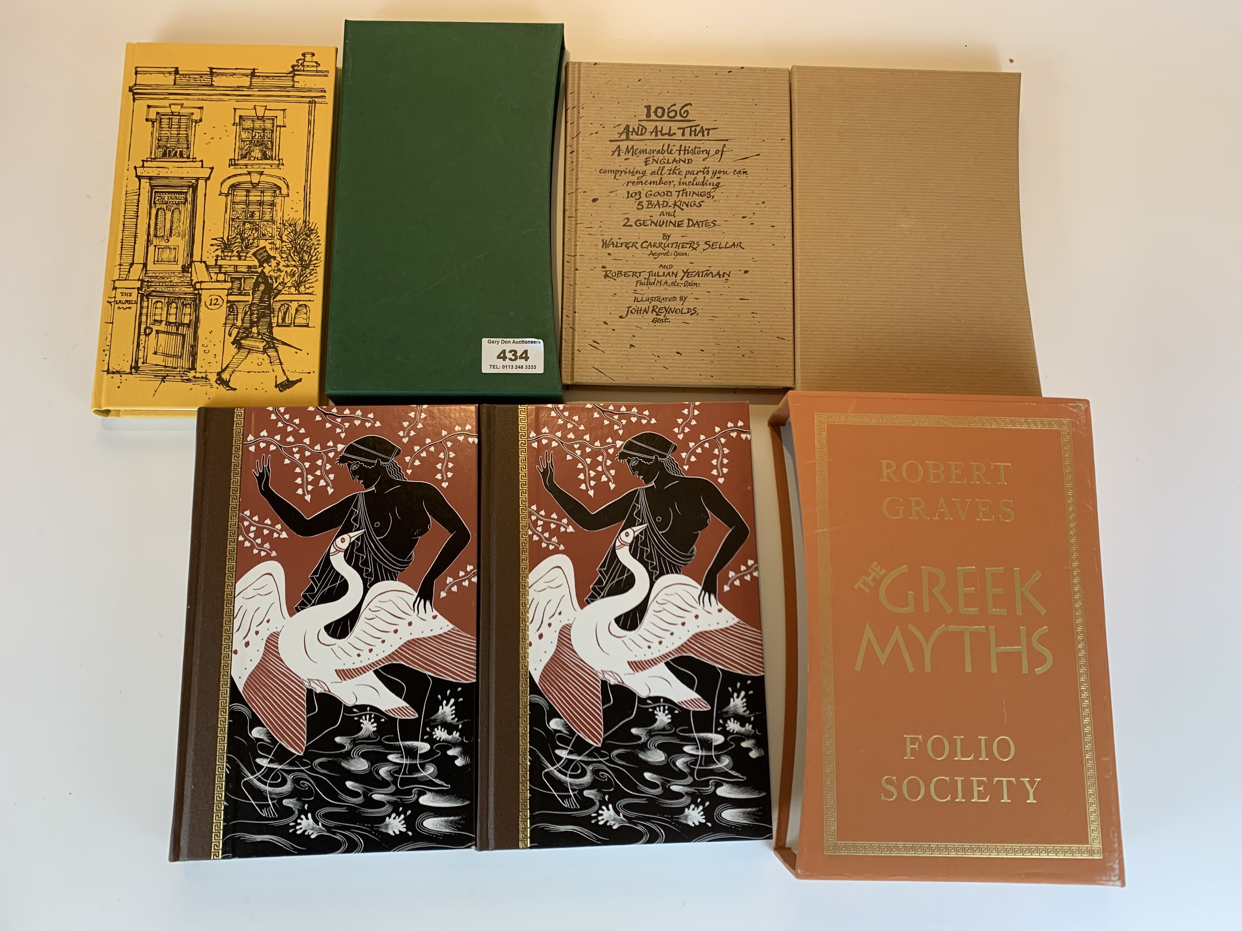 Folio Society The Greek Myths by Robert Graves, Vols 1 & 2, The Diary of a Nobody by George and - Image 2 of 8