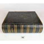 Leather and brass bound Family Holy Bible edited by Rev. John Brown