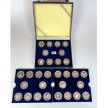 Boxed Unicef/IYC International Silver Coin Collection of 30 silver coins
