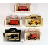 Boxed set of 5 Lledo Days Gone commemorative vehicles