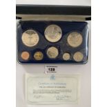 Boxed Franklin Mint 1974 Coinage of Barbados Proof Set