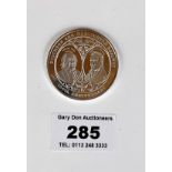 Stockton and Darlington Railway 150th Anniversary Silver coin