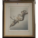 Print “Branch Meeting” by Nigel Hemmings. Signed limited edition 33/250. Blind stamp Washington