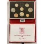 Boxed Royal Mint 1986 UK Coin Proof Set