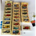 25 assorted boxed Days Gone model vehicles with 3 Lledo Club badges and leaflets