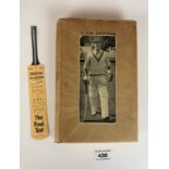 Cricket Is My Life by Len Hutton, signed by author and with miniature signed The Final Test paper