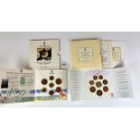 1986 UK Brilliant Uncirculated Coin Collection and 1989 UK Brilliant Uncirculated Coin Collection