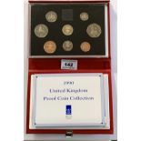 Boxed Royal Mint 1990 UK Coin Proof Set (no white box)