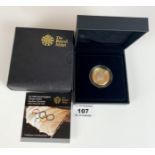 Boxed Royal Mint 2008 UK Olympic Games Handover Ceremony Silver Proof £2 Coin