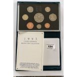 Boxed Royal Mint 1993 UK Coin Proof Set (no white box)