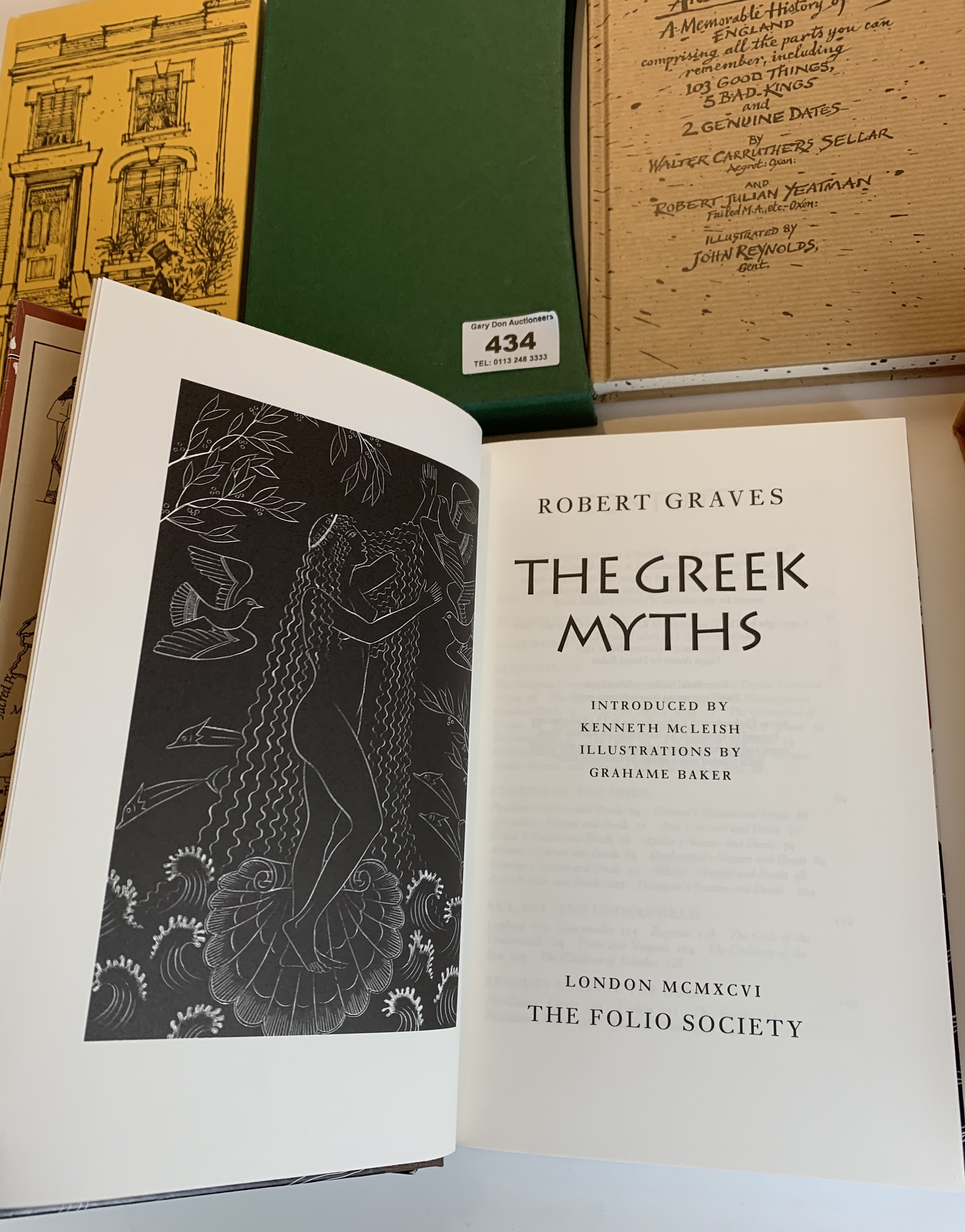 Folio Society The Greek Myths by Robert Graves, Vols 1 & 2, The Diary of a Nobody by George and - Image 3 of 8