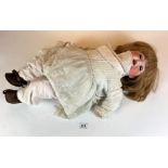 Porzellanfabrik-Burggrab 169 Special-12, German porcelain doll, 24” long