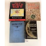 4 books: The Amateur Astronomer, Graphic Atlas, Rome of the Caesars, and Atlas of World War II