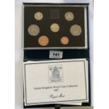 Boxed Royal Mint 1987 UK Coin Proof Set