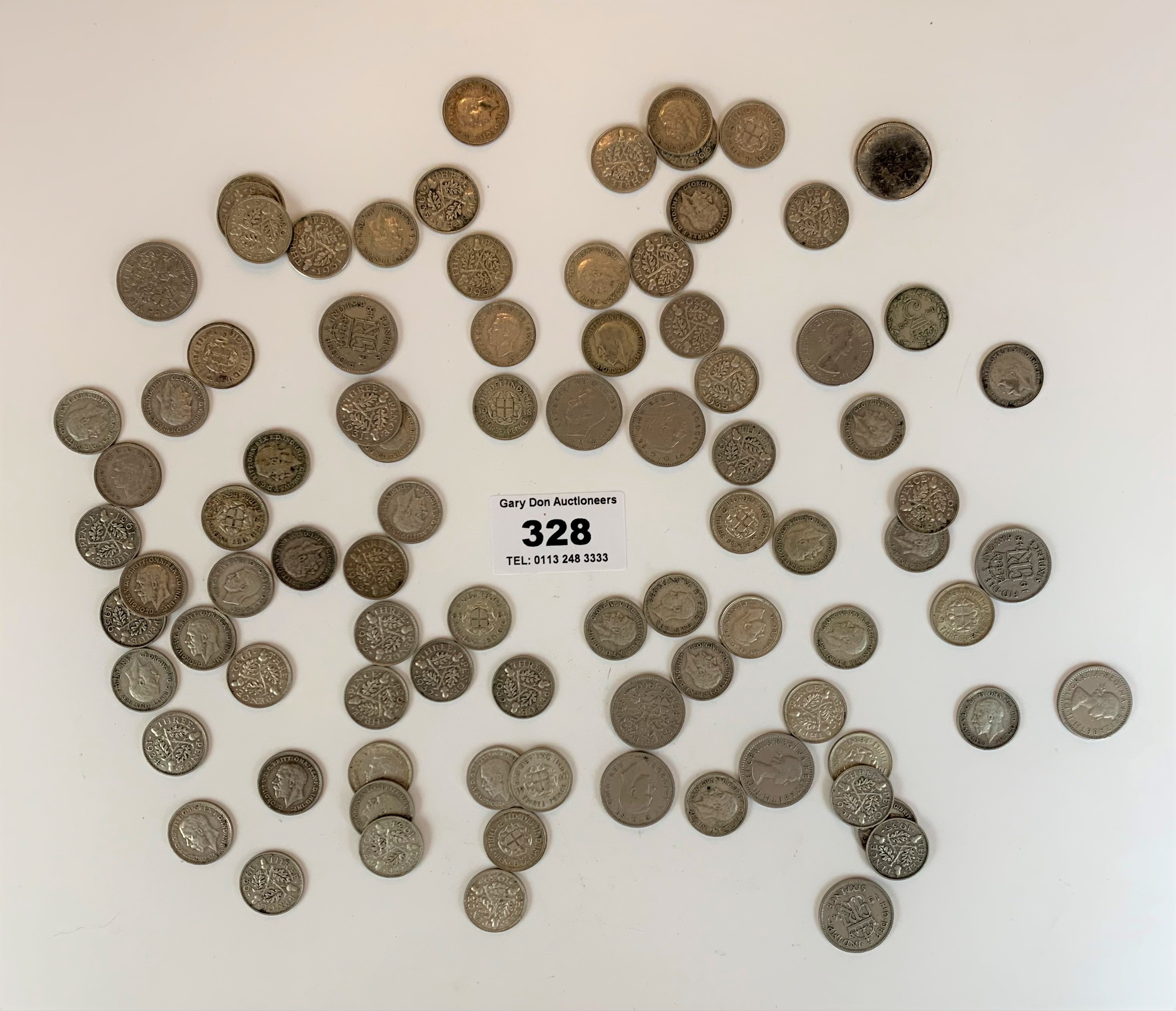 Quantity of assorted pre-1947 coins