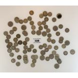 Quantity of assorted pre-1947 coins