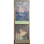 2 framed prints from Metropolitan Museum of Art, “The New American Wing”, 33” x 25” and “Louis