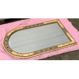 Arts and craft style designer mirror. 23” x 39”