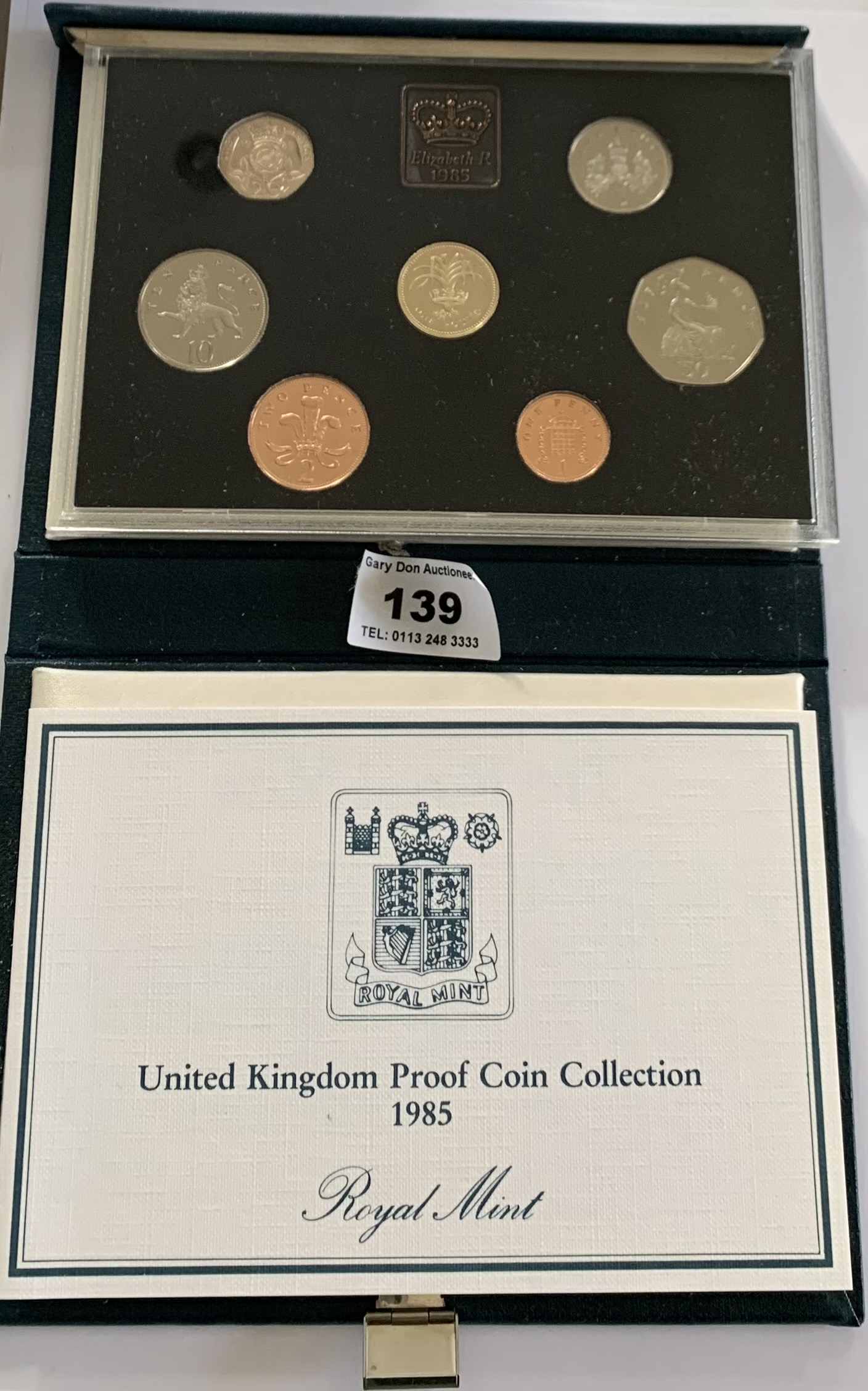 Boxed Royal Mint 1985 UK Coin Proof Set