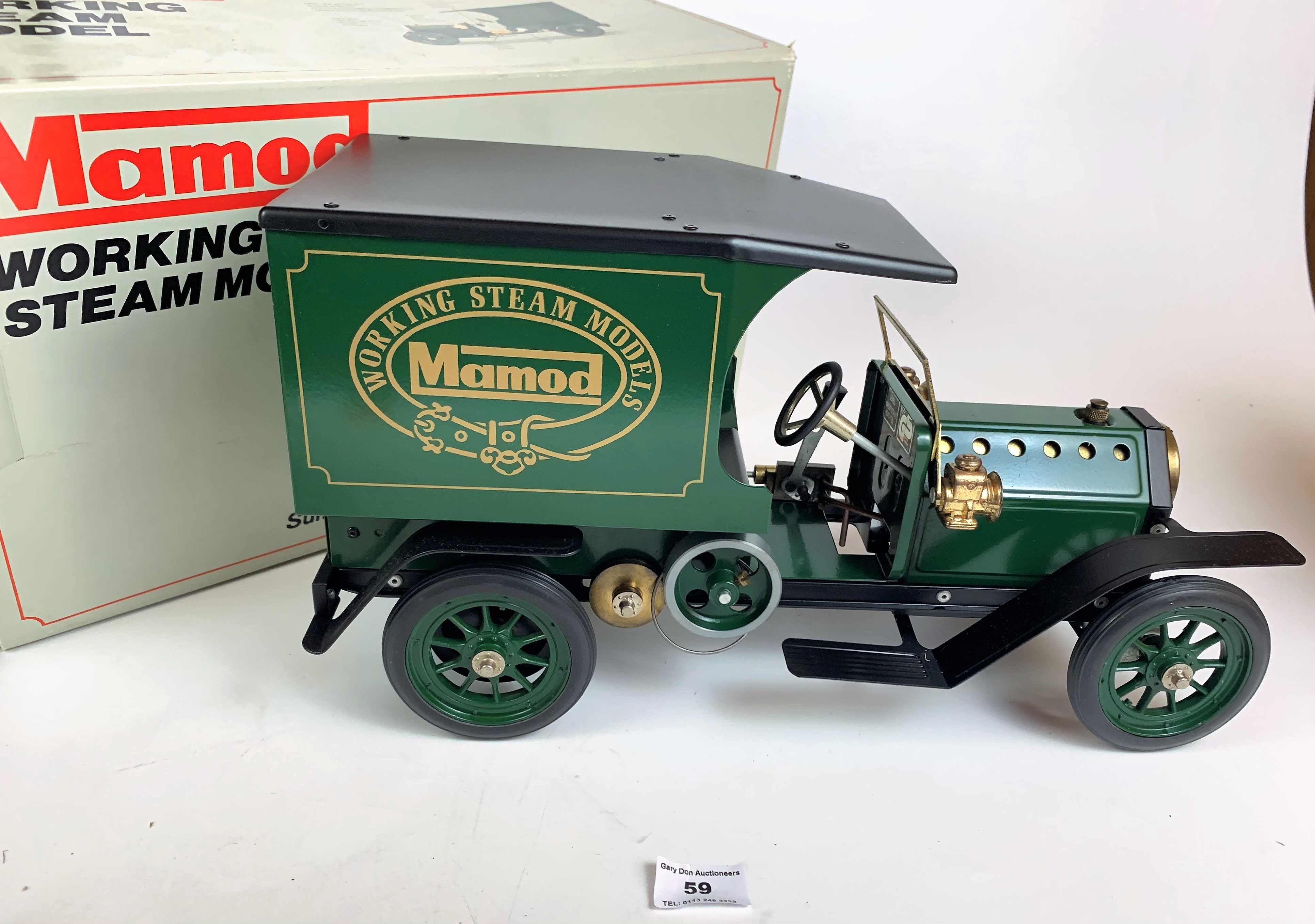 Boxed Mamod working steam model DV1` - Image 6 of 11