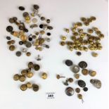 Approx. 104 military buttons