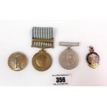 United Nations Korea medal, Korea medal marked 46905 37 FUS. J.B. Barker M.M.R.N.F., Army Temperance