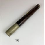 Telescope by Ross, London, ND40, Pattern No. 373, Patent 84230, length extended 27.25”