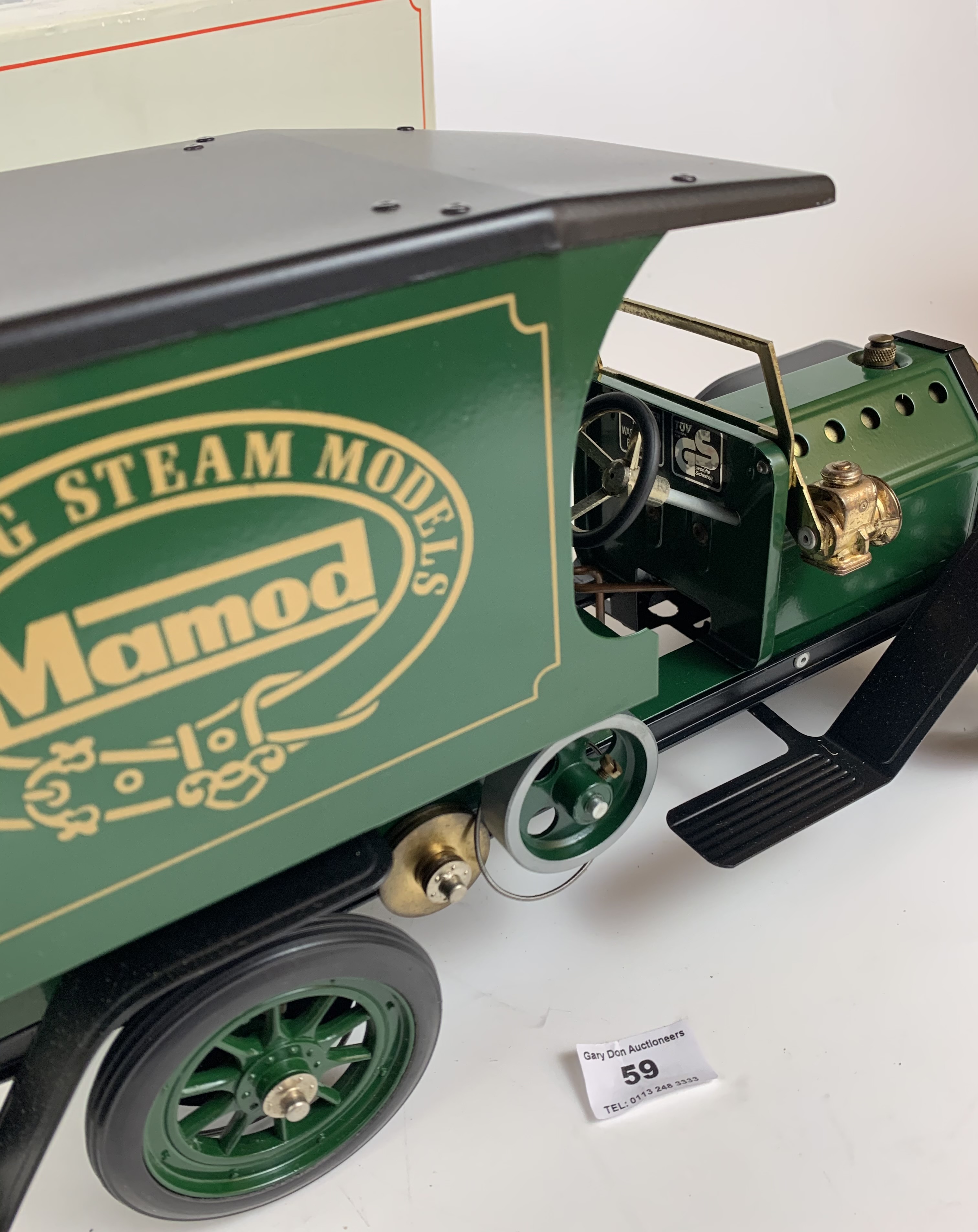 Boxed Mamod working steam model DV1` - Image 7 of 11