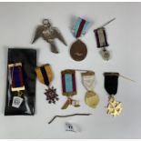 8 mixed Masonic and other Orders badges and medals