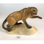 Large Beswick mountain lion 12” long. No damage