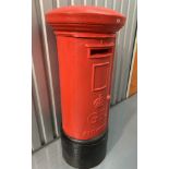 Replica fibreglass Royal Mail postbox, 60” high
