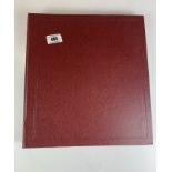Red album of mint UK/Guernsey/Jersey/Isle of Wight stamps and first day covers 1993-95
