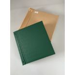 Boxed green Devon album of mint stamps, R-SI