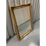 Gilt framed rectangular mirror 30” x 42”